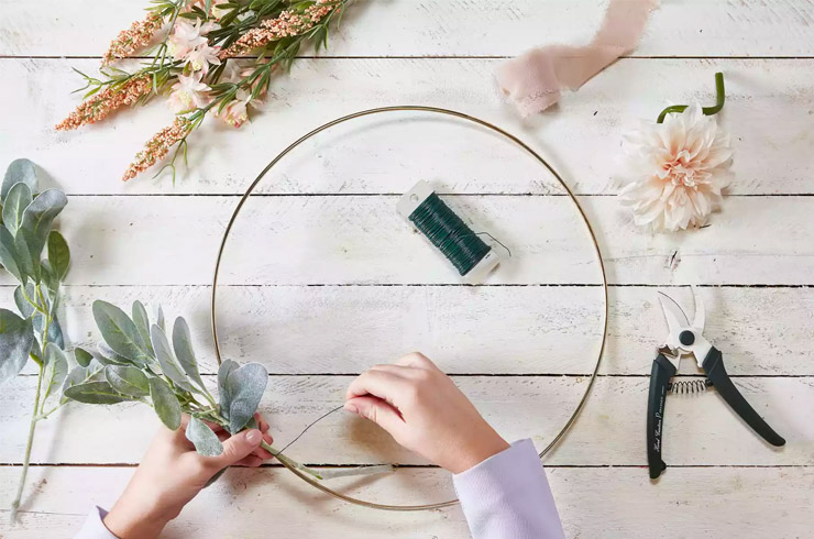 ساخت حلقه گل