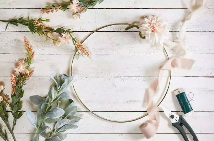 ساخت حلقه گل