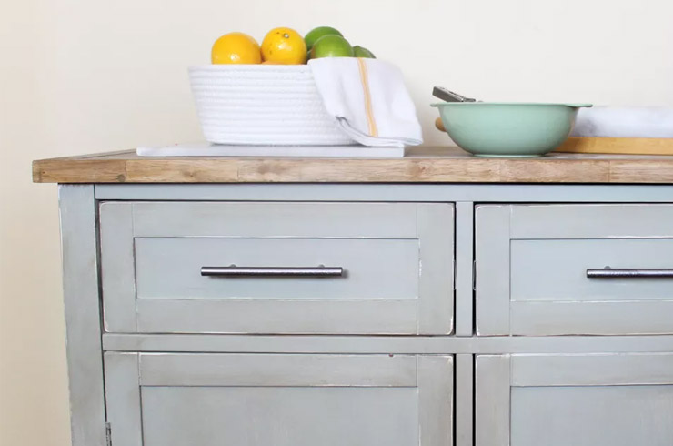 نحوه کهنه کاری روی چوب