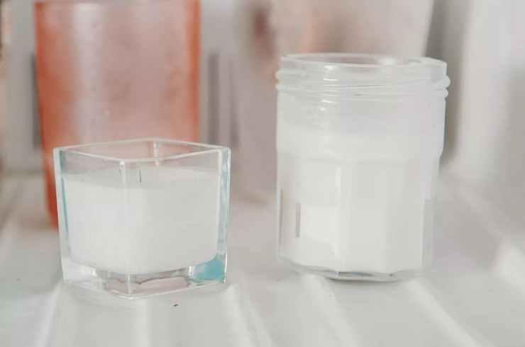 جدا کردن شمع از شیشه