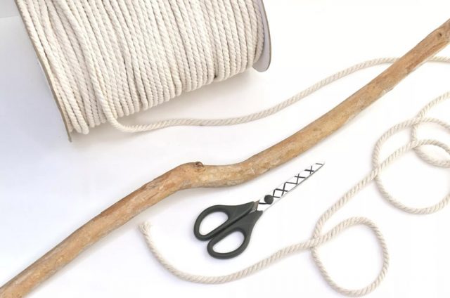 ساخت پرده مکرومه بافی