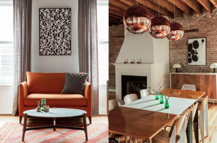 ترکیب رنگی‌های گرم برای دکوراسیون