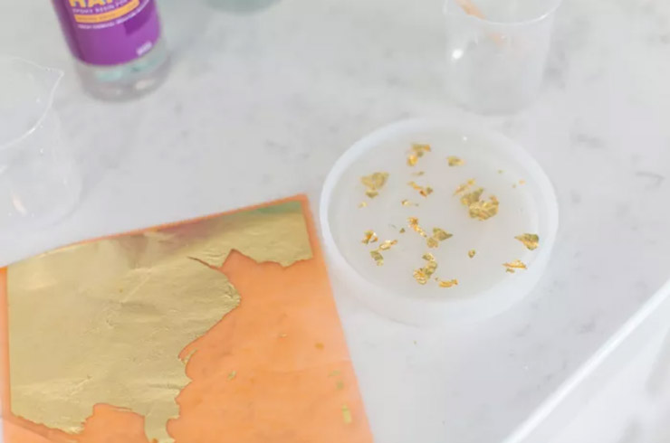 ساخت زیر لیوانی با رزین