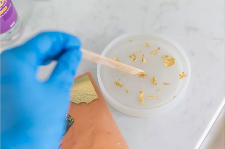 ساخت زیر لیوانی با رزین