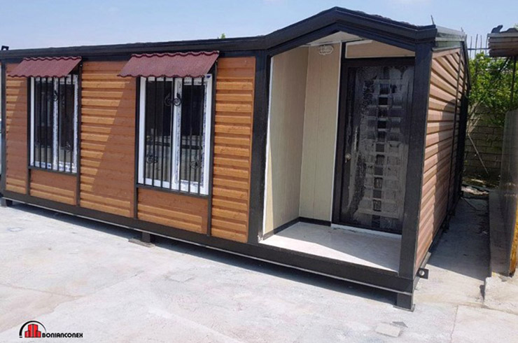 استفاده از کانکس ویلایی در باغ ها