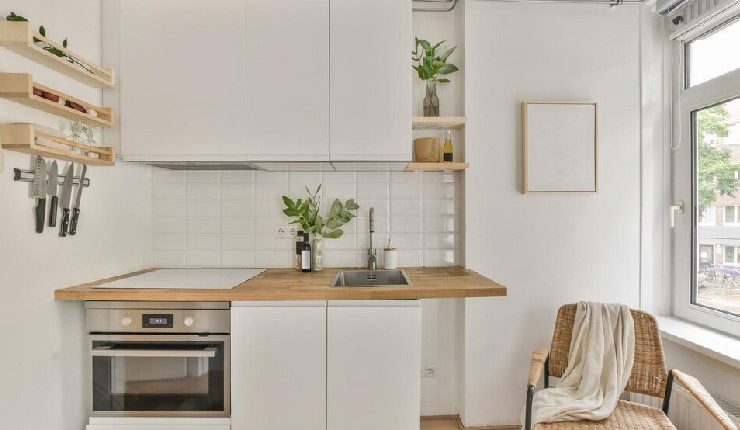 بهترین رنگ کابینت برای آشپزخانه کوچک