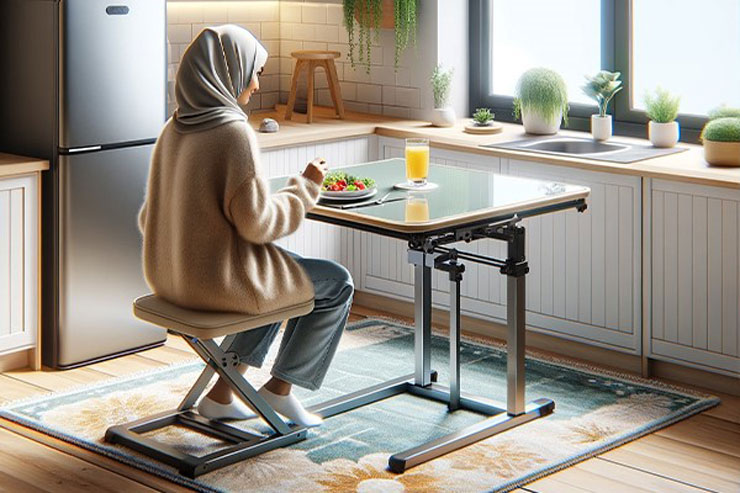 دکوراسیون آشپزخانه کوچک بدون اپن