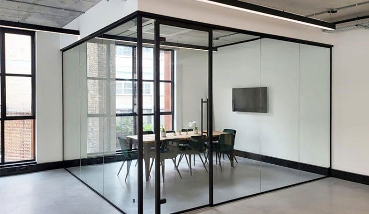 پارتیشن شیشه ای اداری